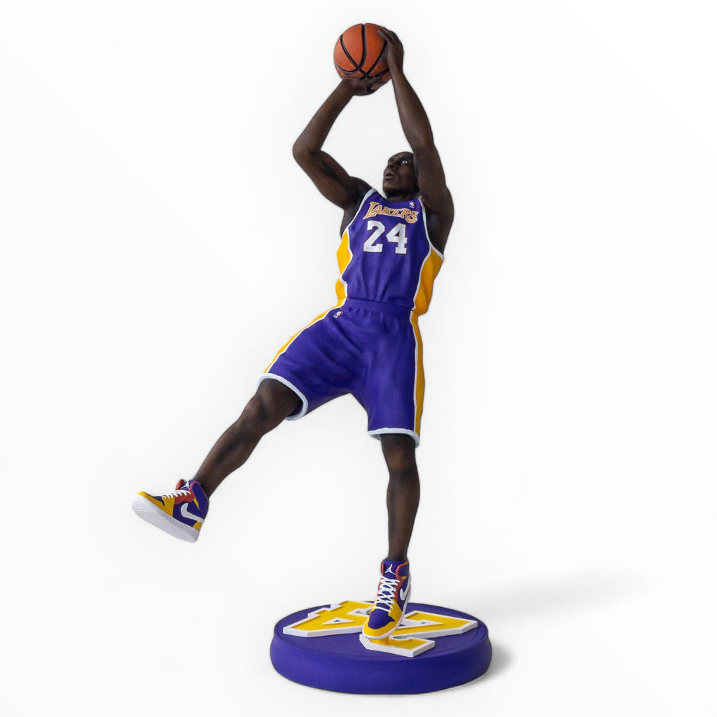 Kobe Bryant Black Mamba Figure | Hand-Painted 3D Printed PLA Statue | LA Lakers Basketball Desk Decor