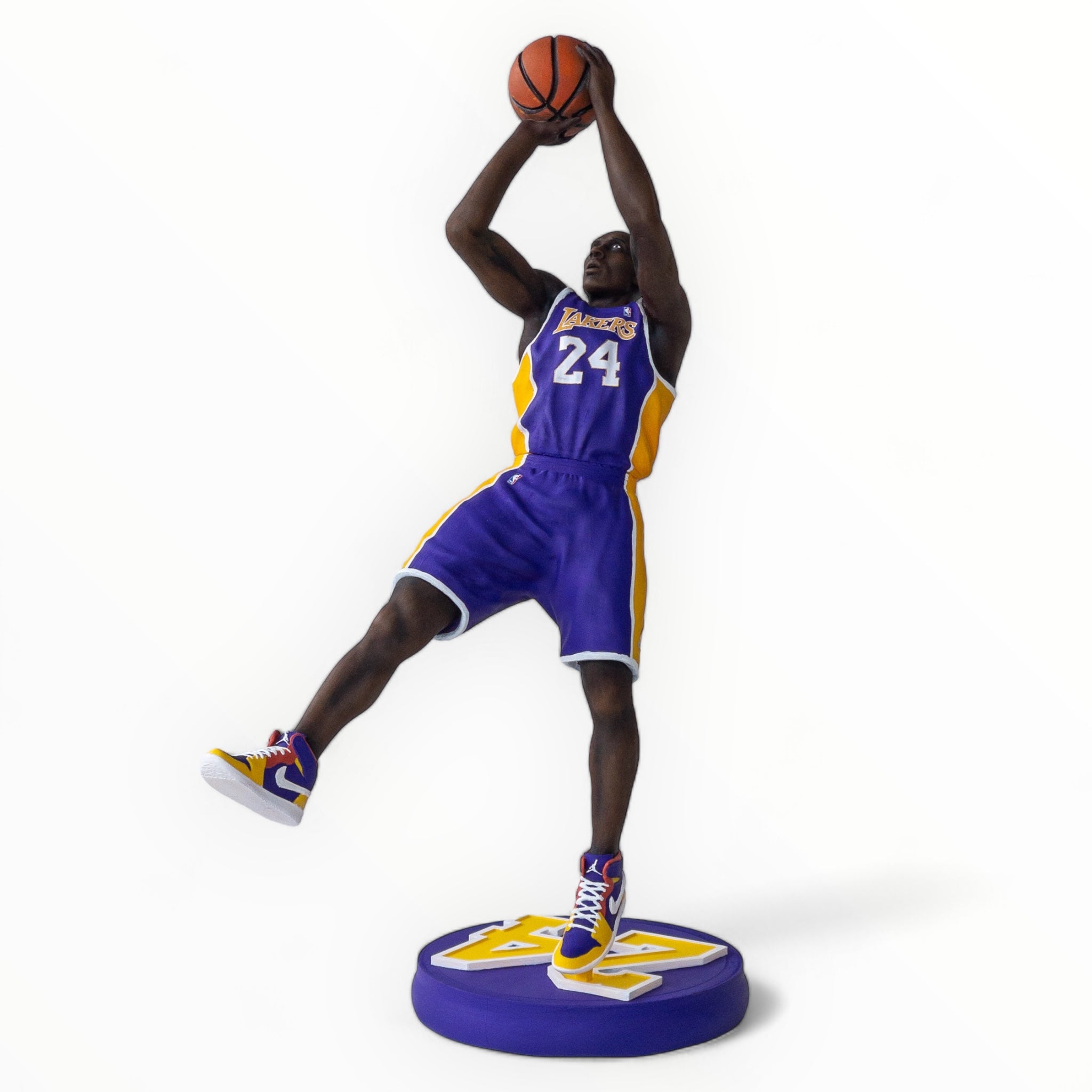 Kobe Bryant Black Mamba Figure | Hand-Painted 3D Printed PLA Statue | LA Lakers Basketball Desk Decor