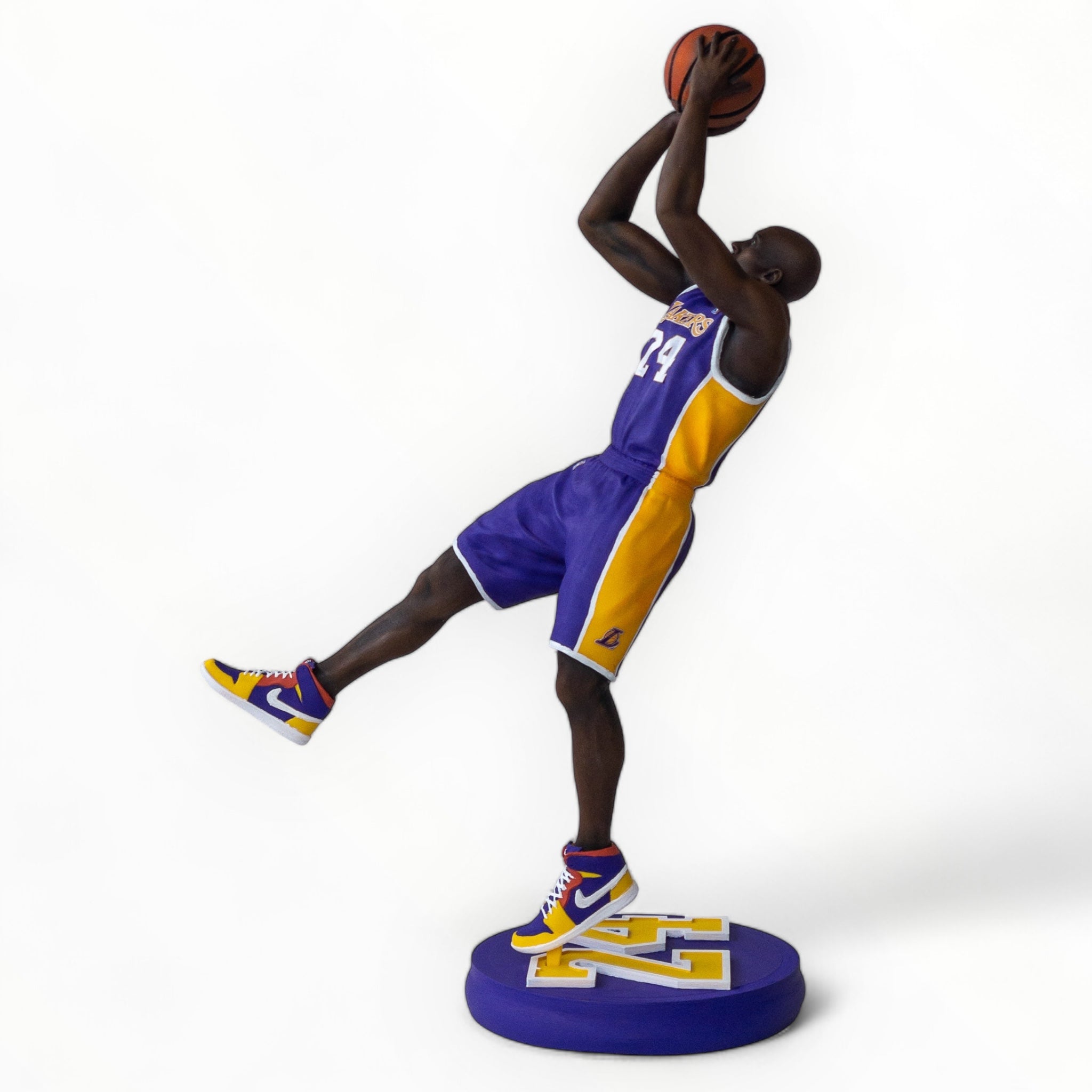 Kobe Bryant Black Mamba Figure | Hand-Painted 3D Printed PLA Statue | LA Lakers Basketball Desk Decor