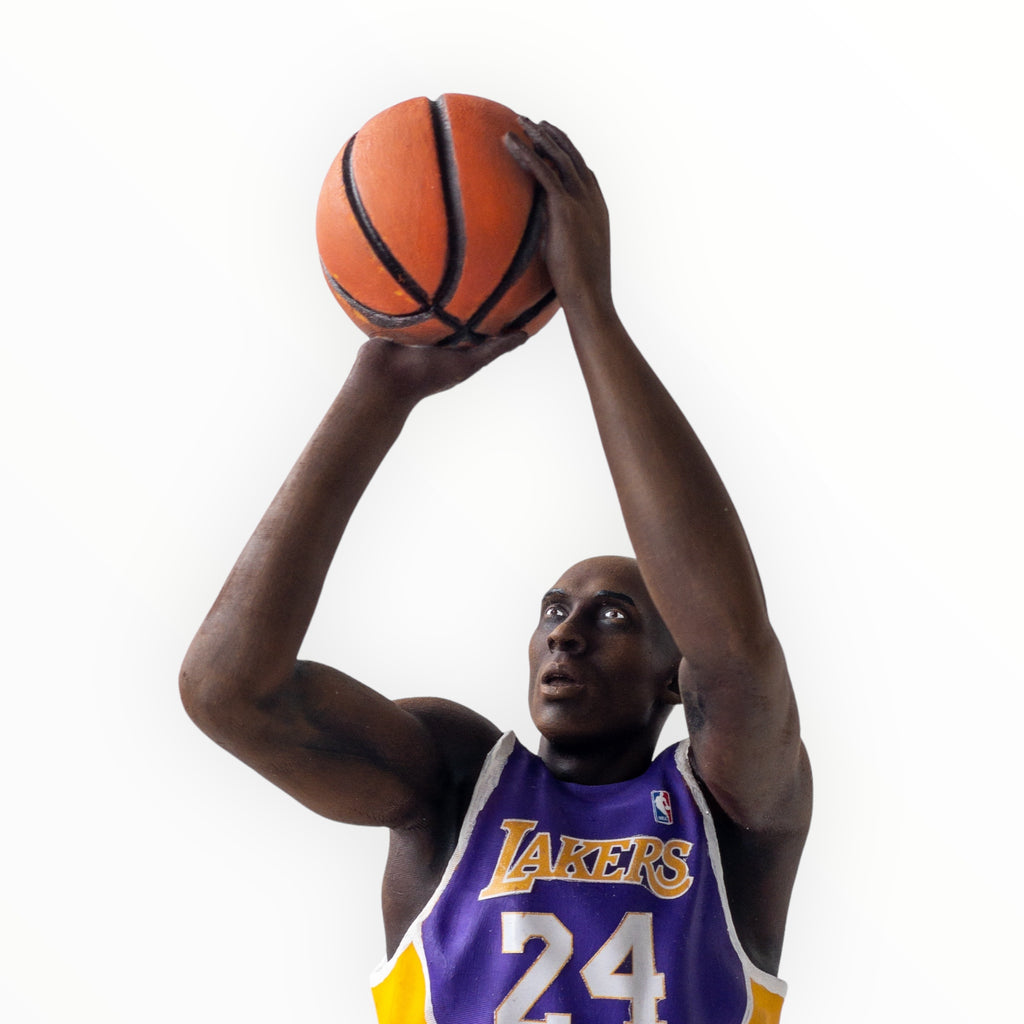 Kobe Bryant Black Mamba Figure | Hand-Painted 3D Printed PLA Statue | LA Lakers Basketball Desk Decor