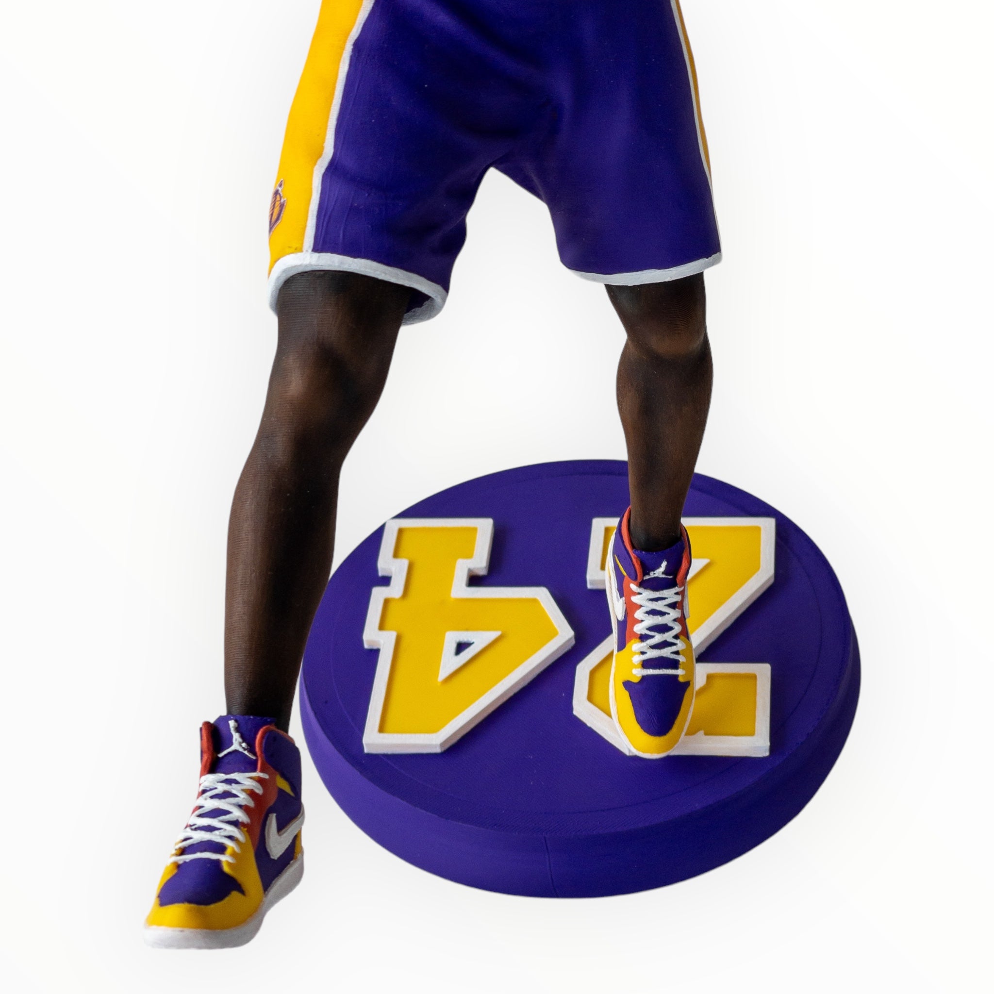 Kobe Bryant Black Mamba Figure | Hand-Painted 3D Printed PLA Statue | LA Lakers Basketball Desk Decor