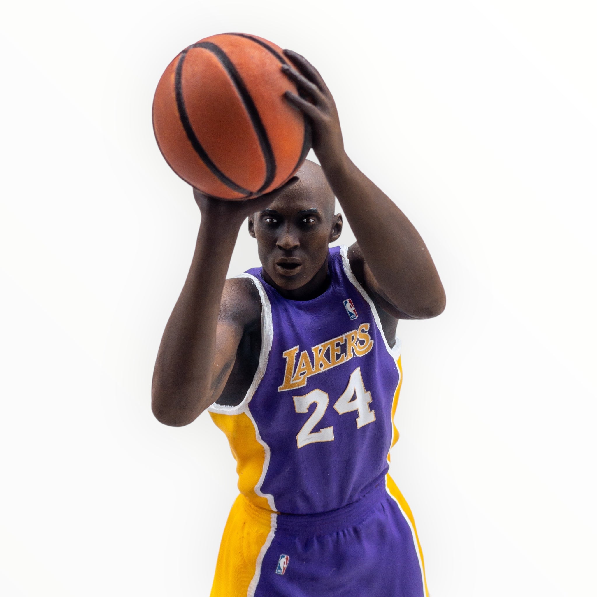 Kobe Bryant Black Mamba Figure | Hand-Painted 3D Printed PLA Statue | LA Lakers Basketball Desk Decor