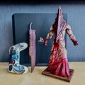 Pyramid Head Statue | Silent Hill 2 Monster Figure | 3D Printed Hand-Painted PLA Collectible | Creepy Horror Game Decor