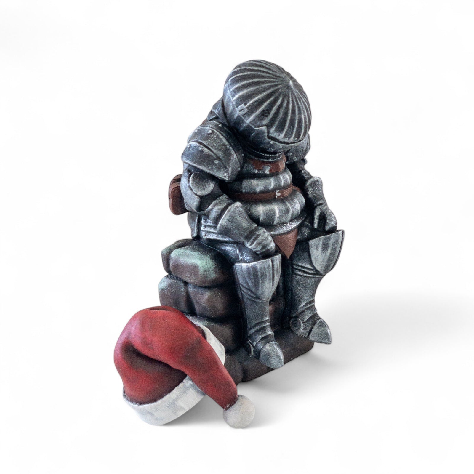 Onion Knight Statue | Siegmeyer of Catarina Dark Souls Figure | Hand-Painted 3D Printed PLA Collectible | Gamer Desk Decor