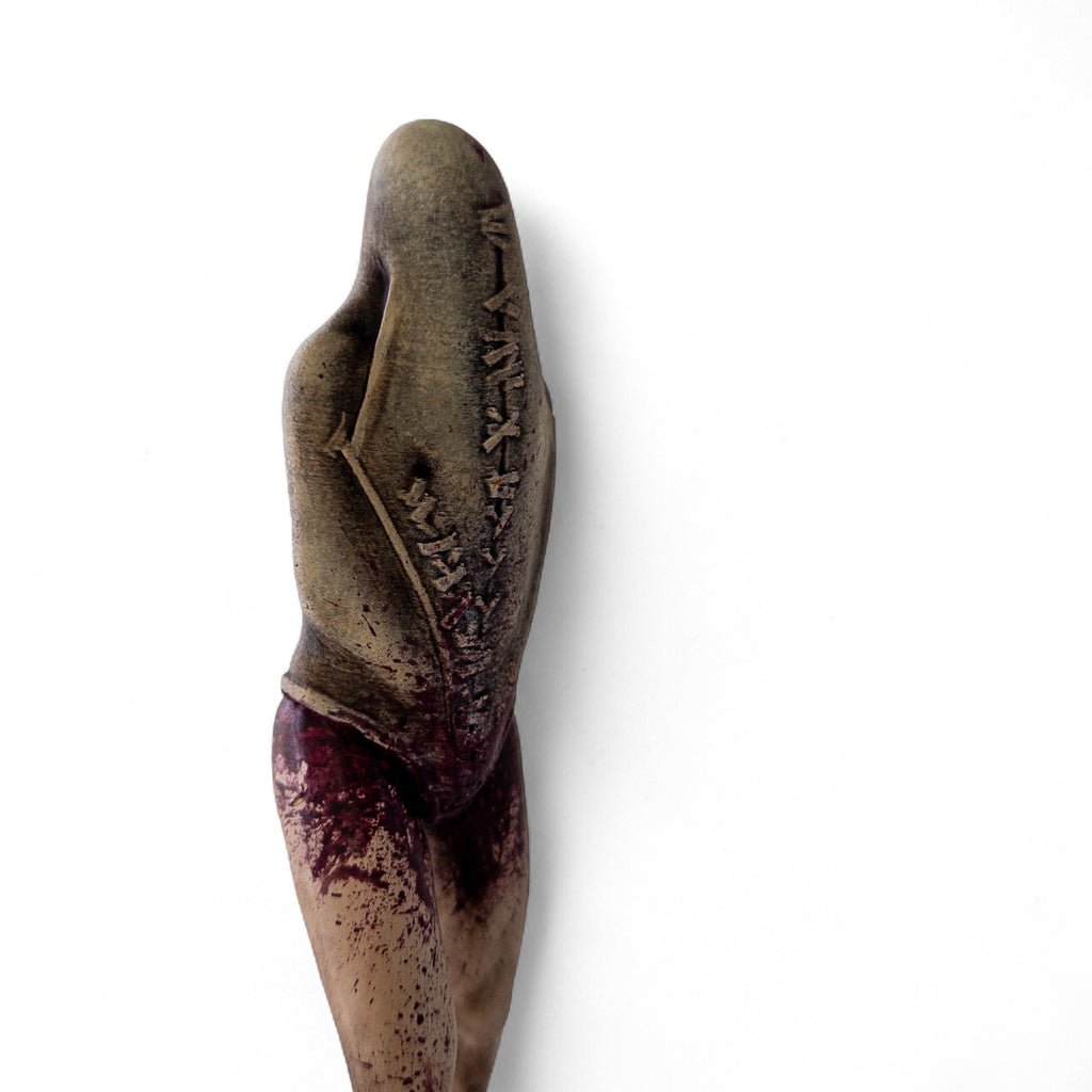 Silent Hill Lying Figure: Hand-Painted Horror Sculpture
