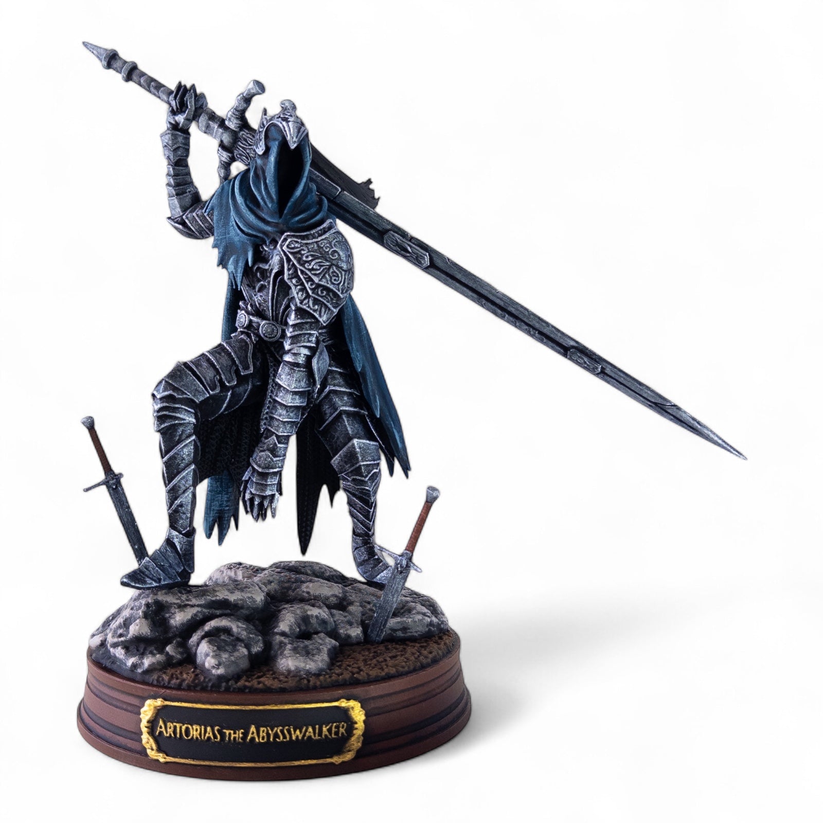 Artorias the Abysswalker Statue | Dark Souls Figure | 3D Printed Hand-Painted PLA Collectible | Soulsborne Gamer Desk Decor