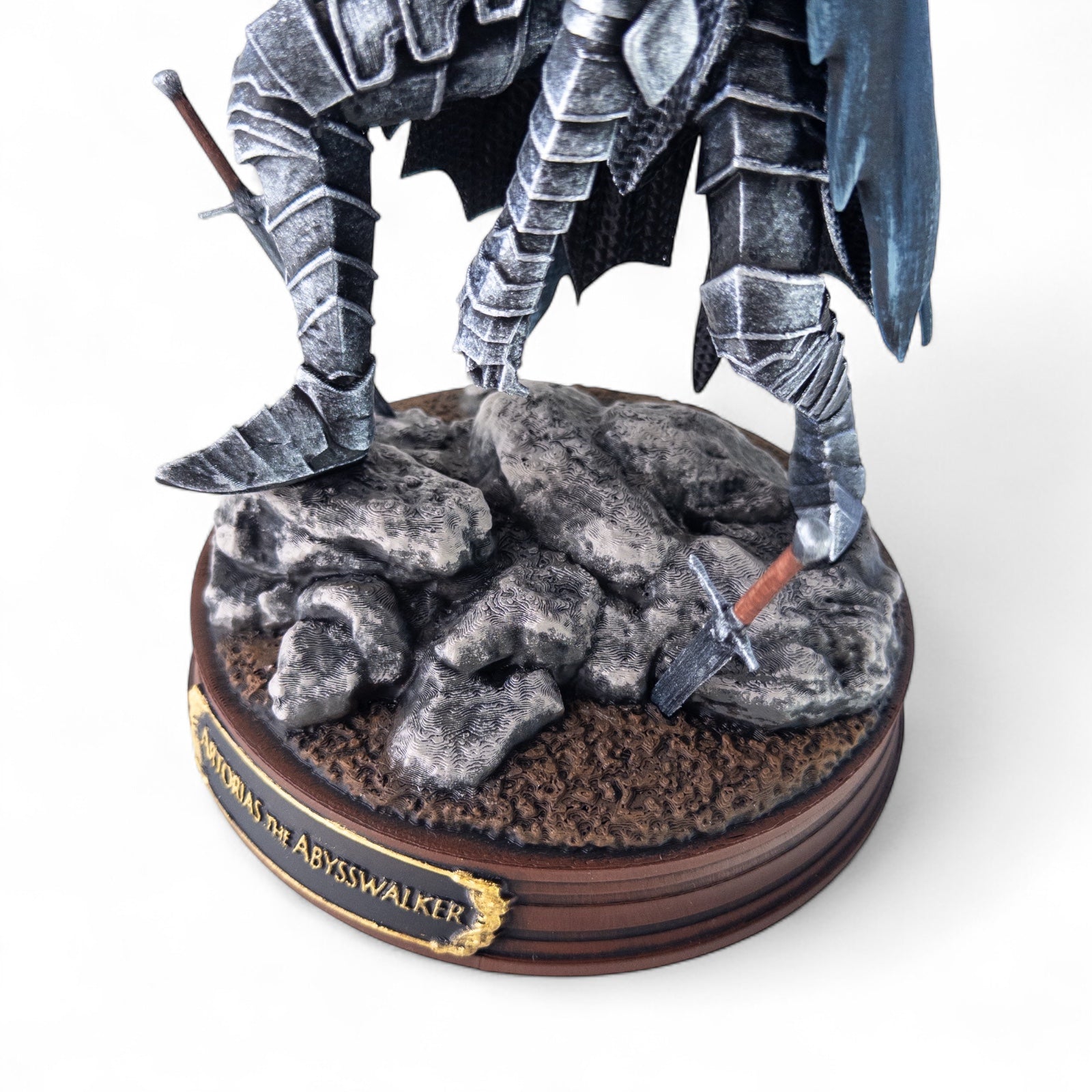 Artorias the Abysswalker Statue | Dark Souls Figure | 3D Printed Hand-Painted PLA Collectible | Soulsborne Gamer Desk Decor