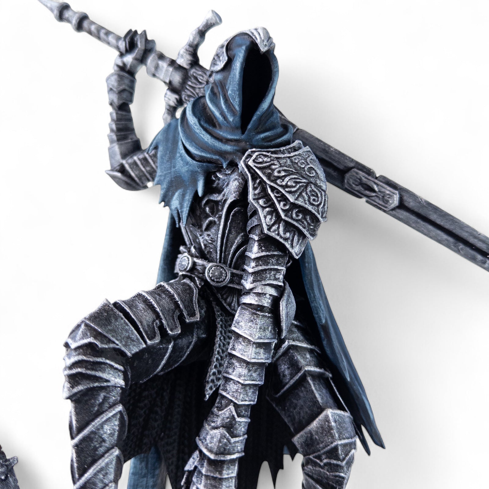 Artorias the Abysswalker Statue | Dark Souls Figure | 3D Printed Hand-Painted PLA Collectible | Soulsborne Gamer Desk Decor