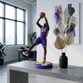 Kobe Bryant Black Mamba Figure | Hand-Painted 3D Printed PLA Statue | LA Lakers Basketball Desk Decor